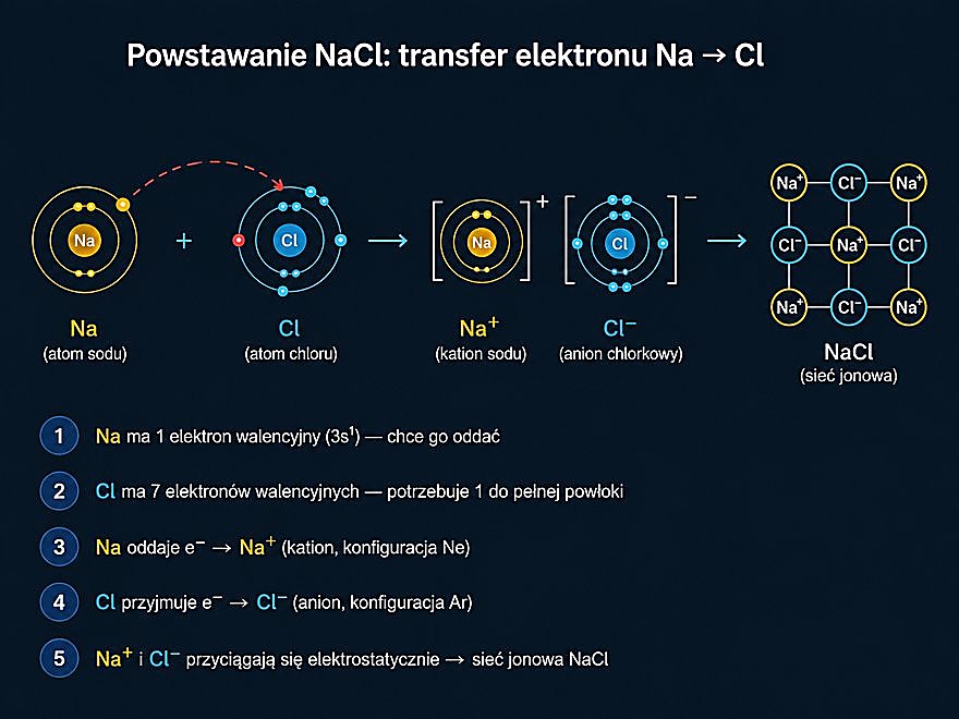 Powstawanie NaCl